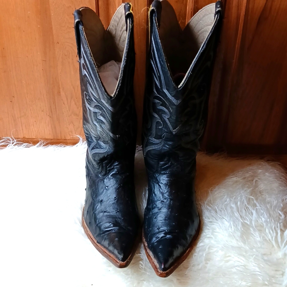 BOTAS EL MACREADO OSTRICH BOOTS S 7.5